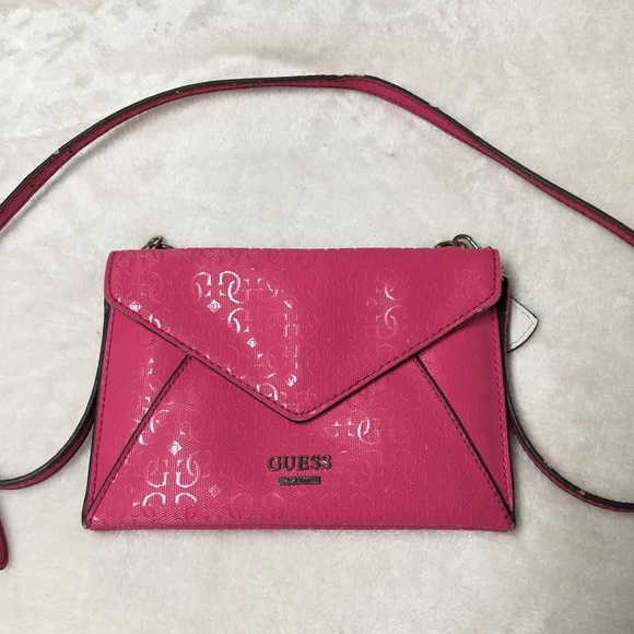 Guess Handbags - GUESS Envelope Clutch Crossbody Handbag